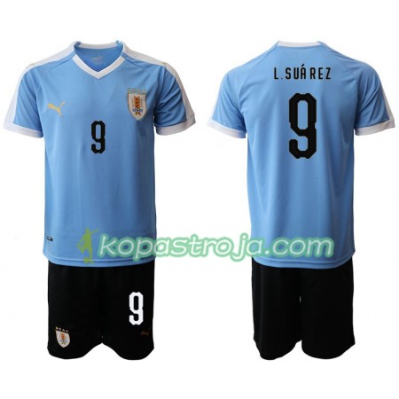 Billiga Fotbollströjor Uruguay Luis Suarez 9 Barn Hemma tröja 2019/20 Kortärmad